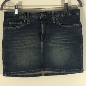 Lucky Brand Dungarees American Classic Mini Skirt